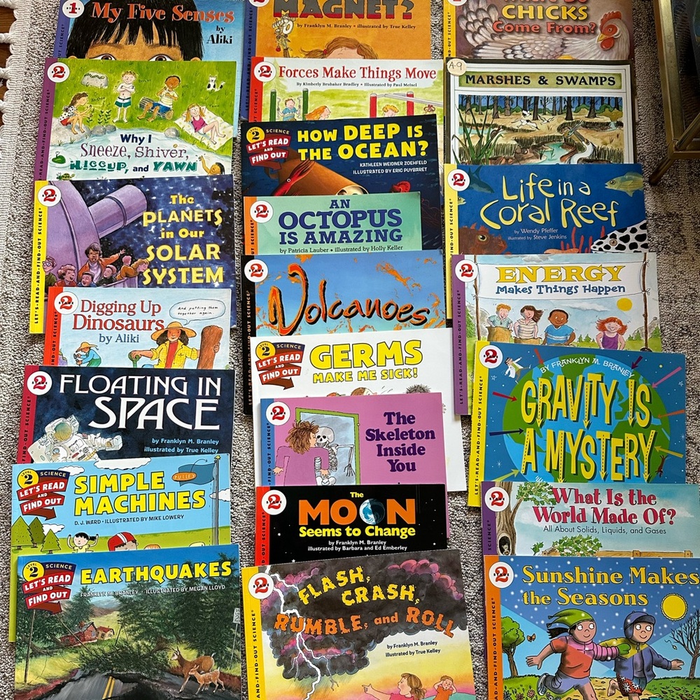 Bundle of Level 1 & 2 Let’s Read and Find Out books